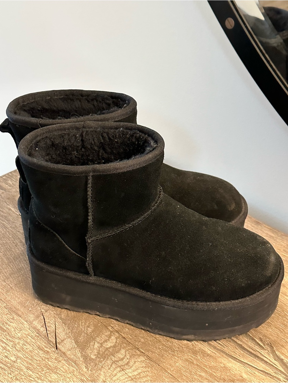 Ugg Platform boots Classic Mini black 7